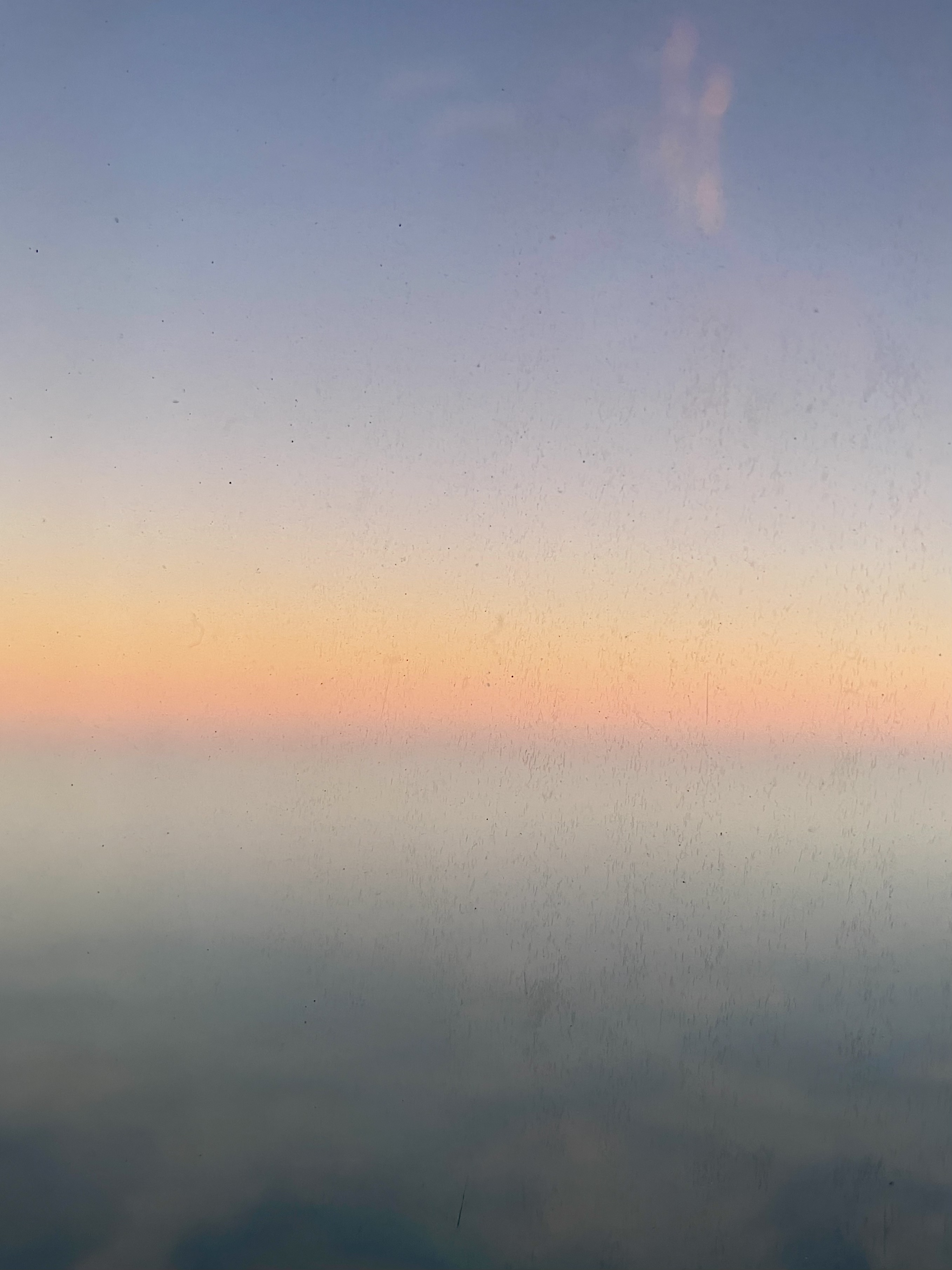 Photo of the sky with a rainbow-like gradient