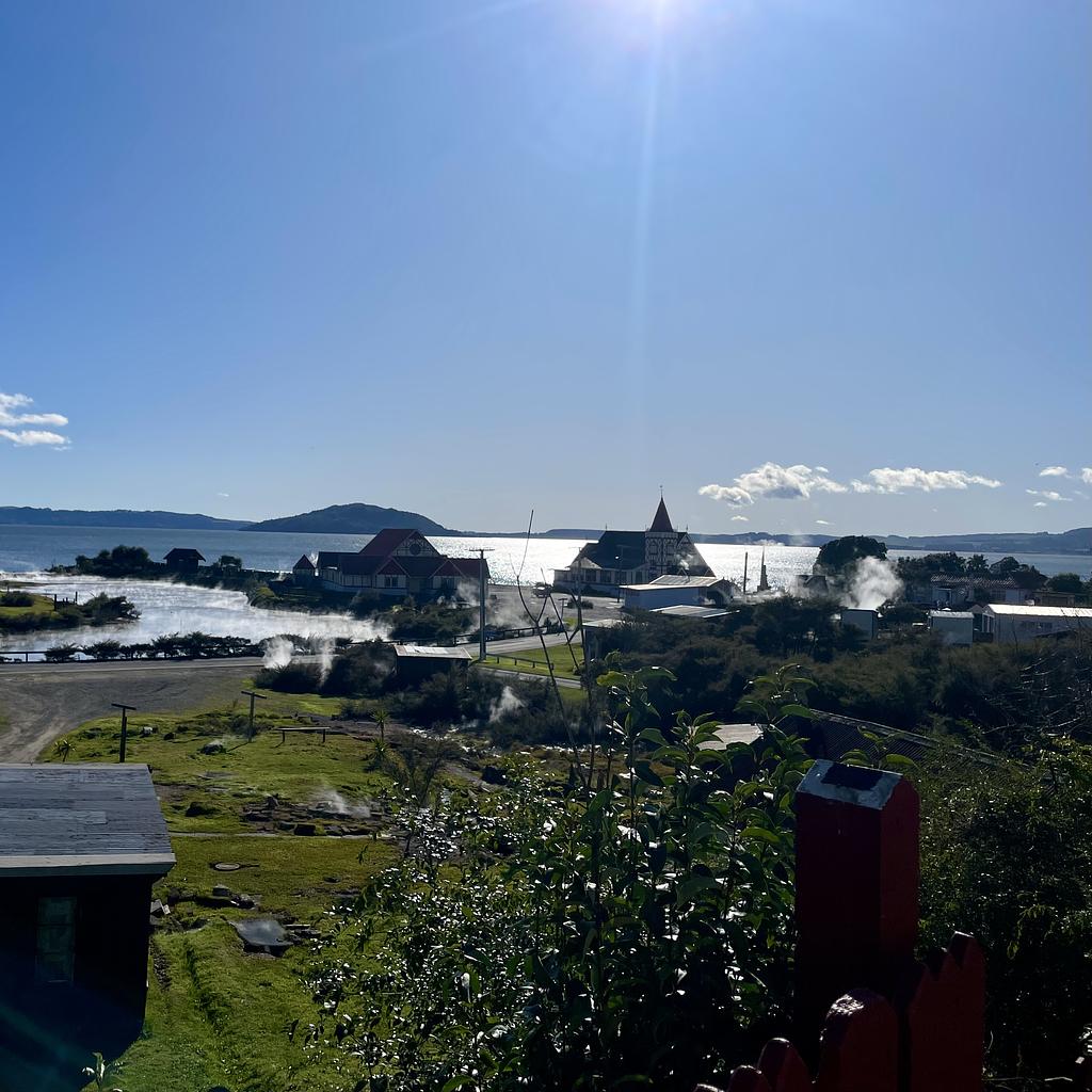 A view of lake Rotorua